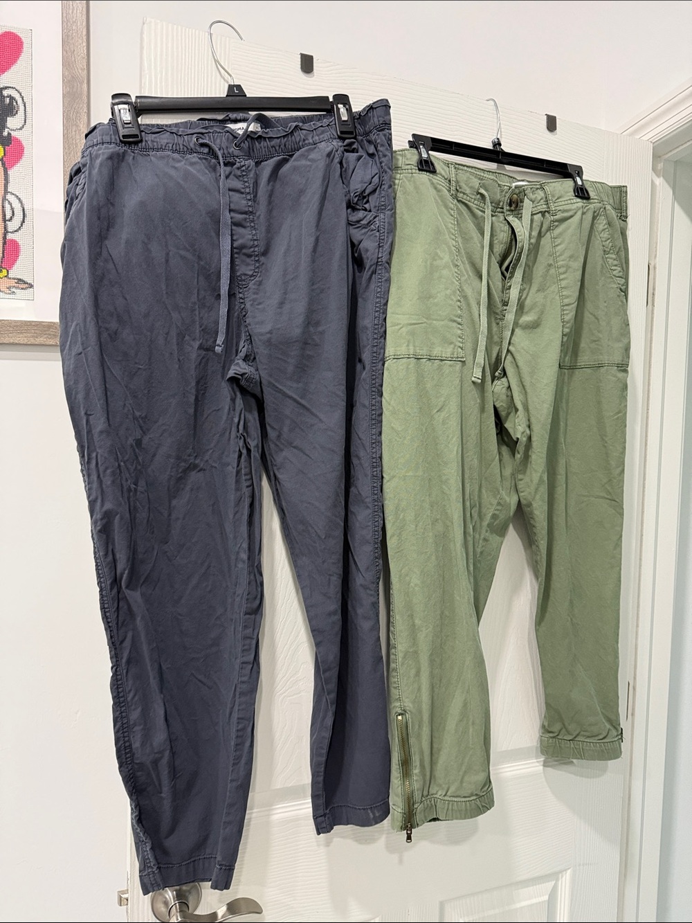 Sonoma women Cargo Pants in Olive Green and Charcoal